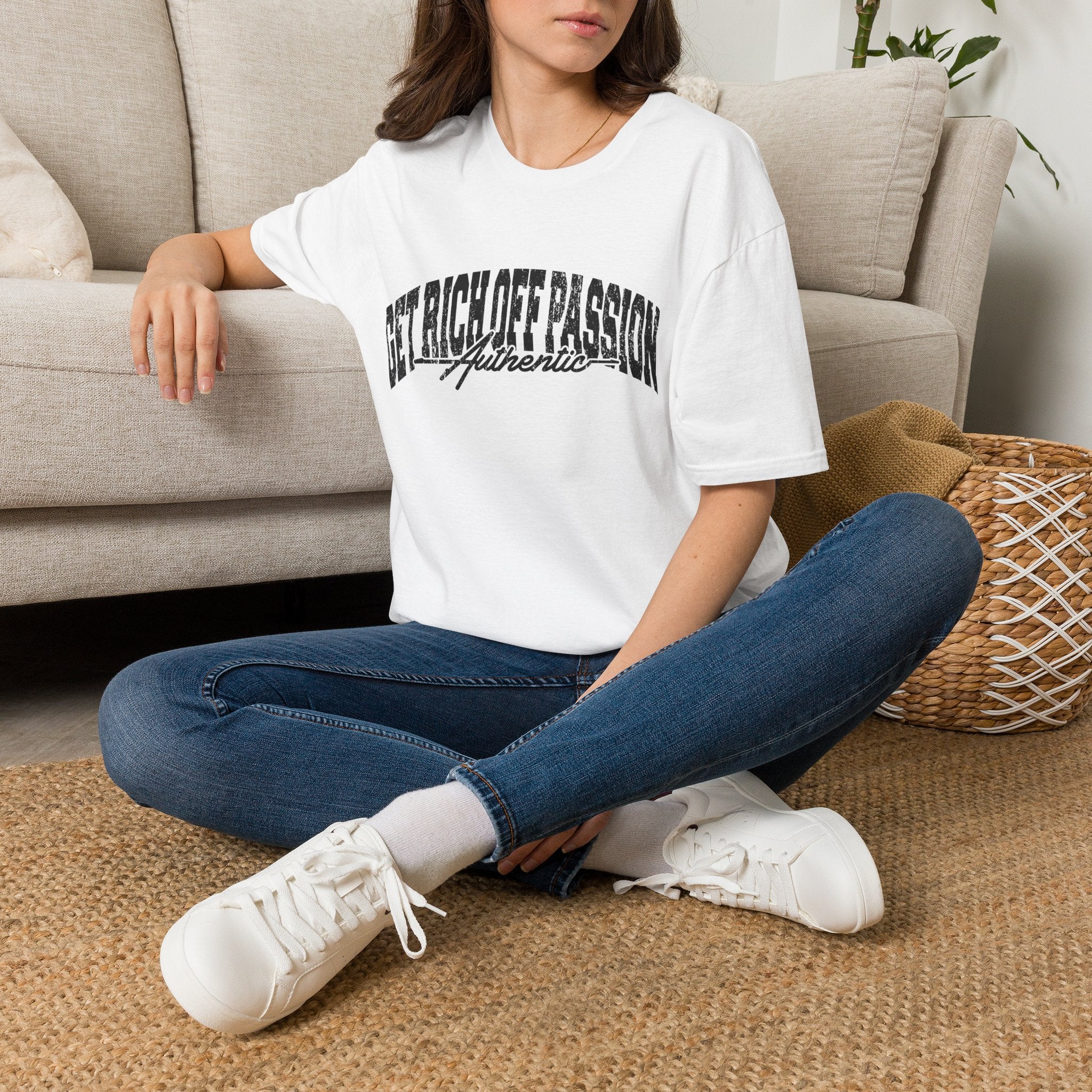 Get Rich Off Passion Authentic Tee