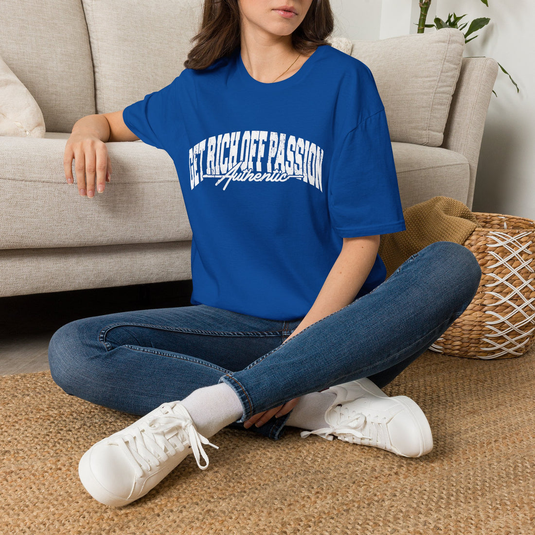 Get Rich Off Passion Authentic Tee