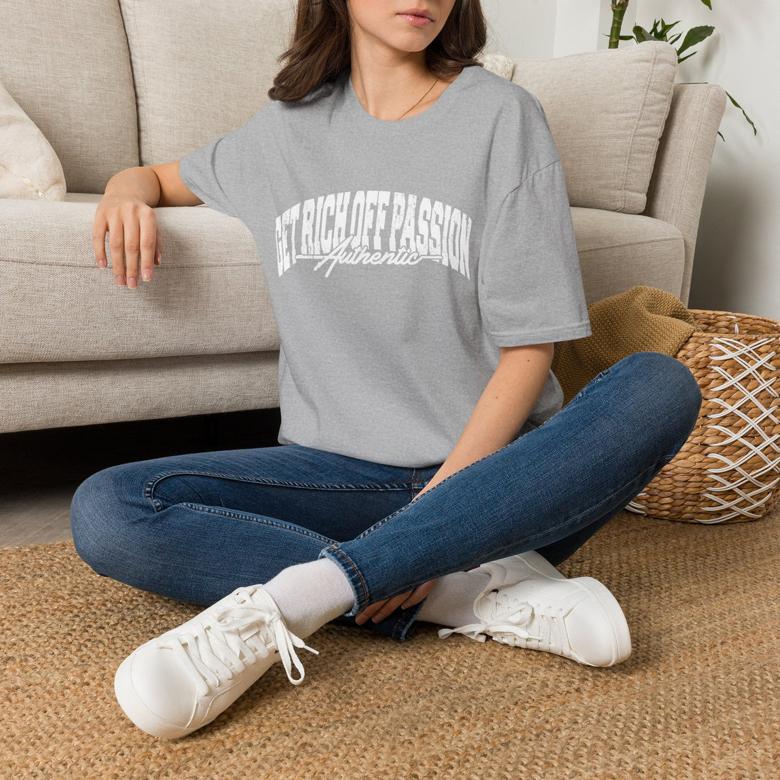 Get Rich Off Passion Authentic Tee