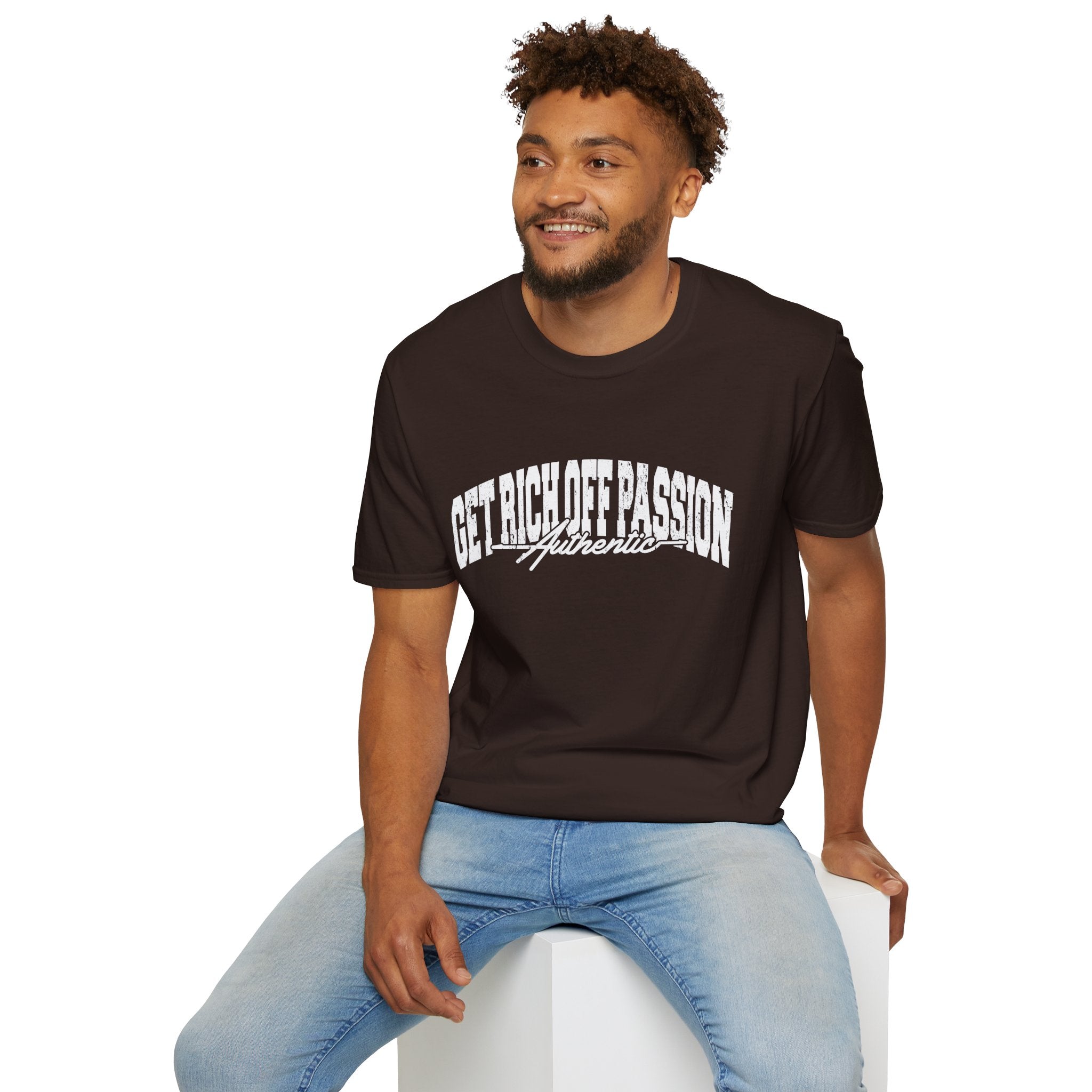 Get Rich Off Passion Authentic Tee