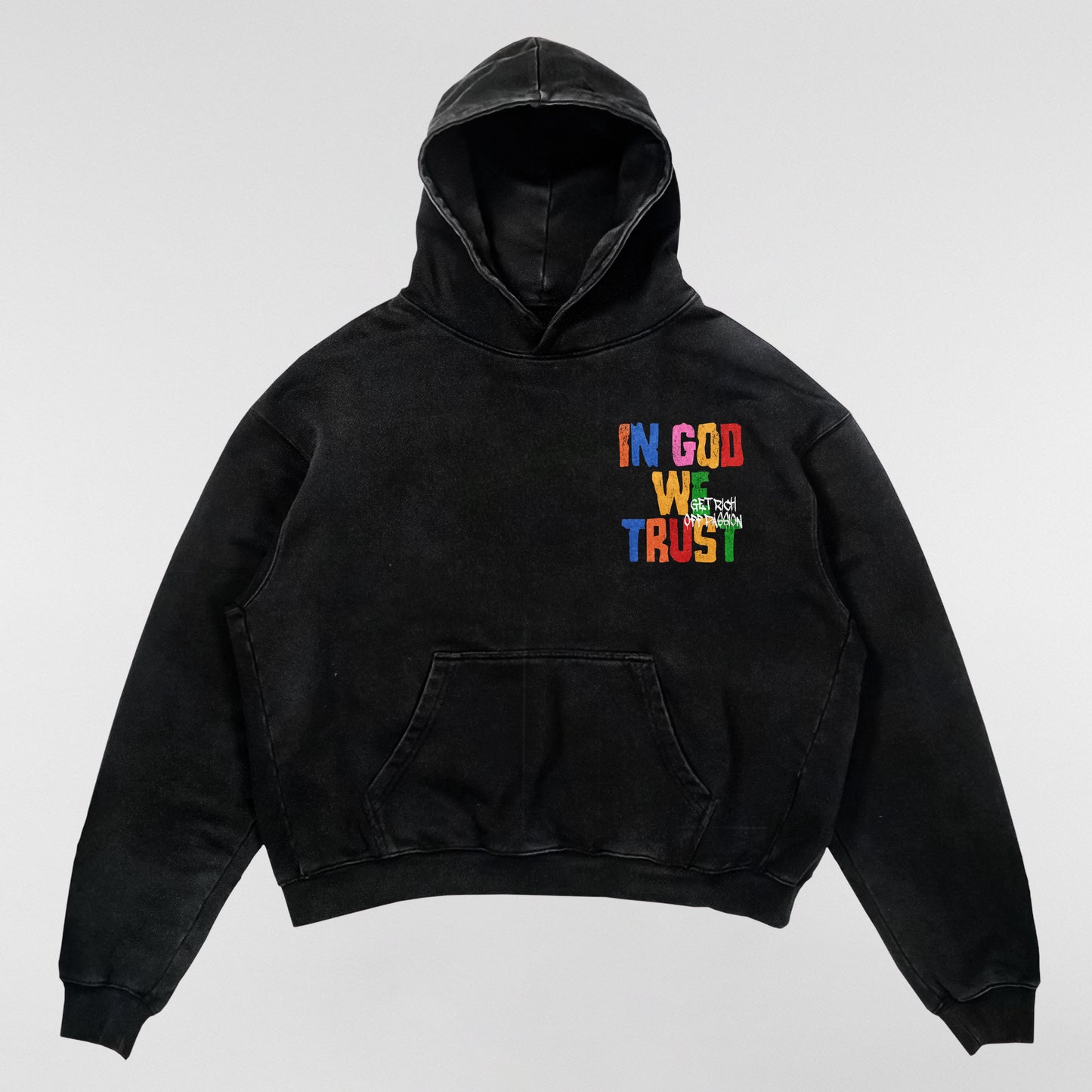 LIMITED EDITION In God We Trust Oversized Hoodie