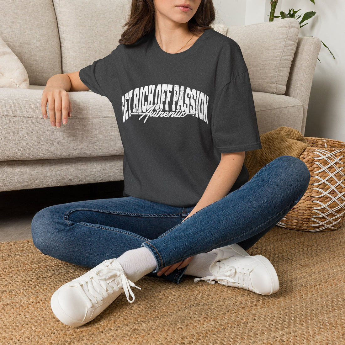 Get Rich Off Passion Authentic Tee