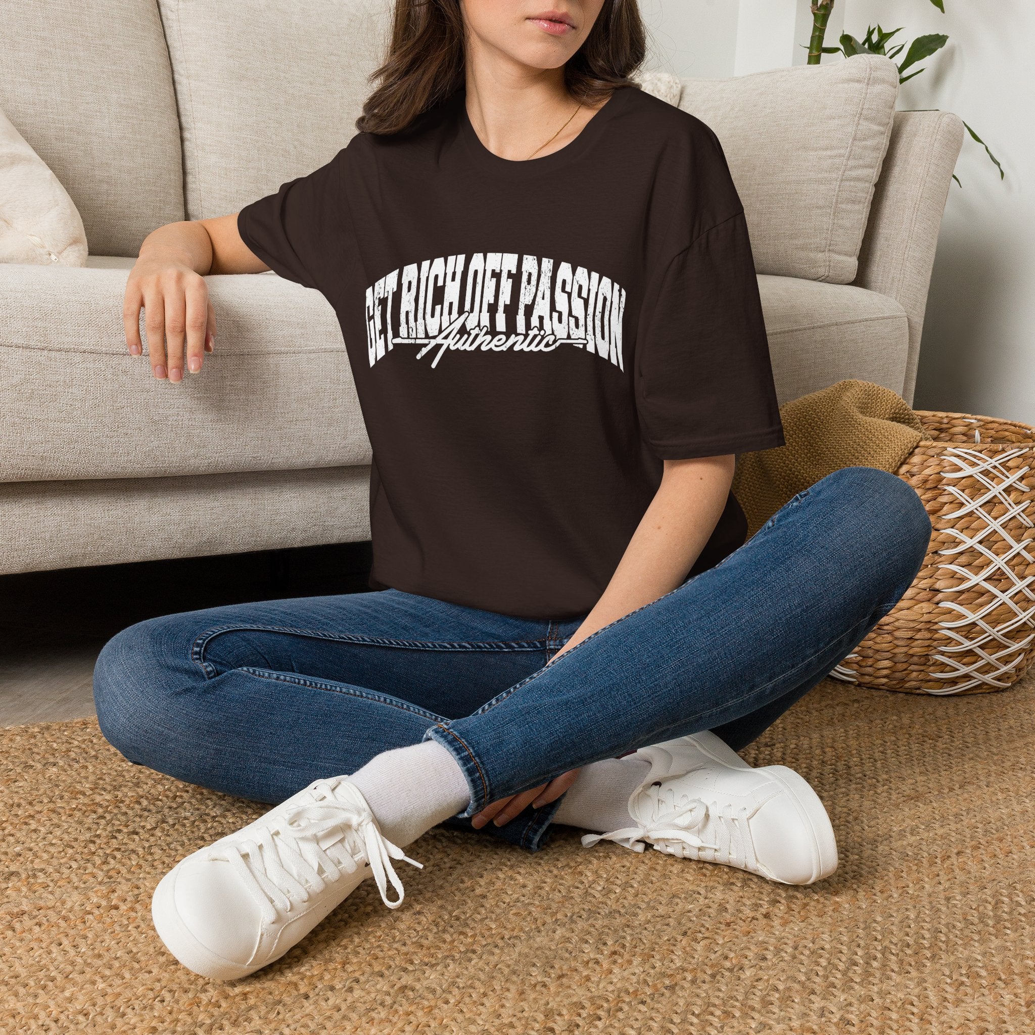 Get Rich Off Passion Authentic Tee
