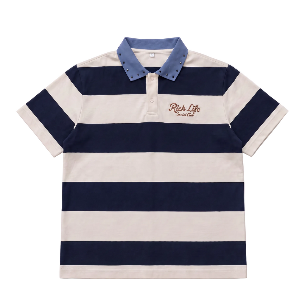 RLSC Striped Polo