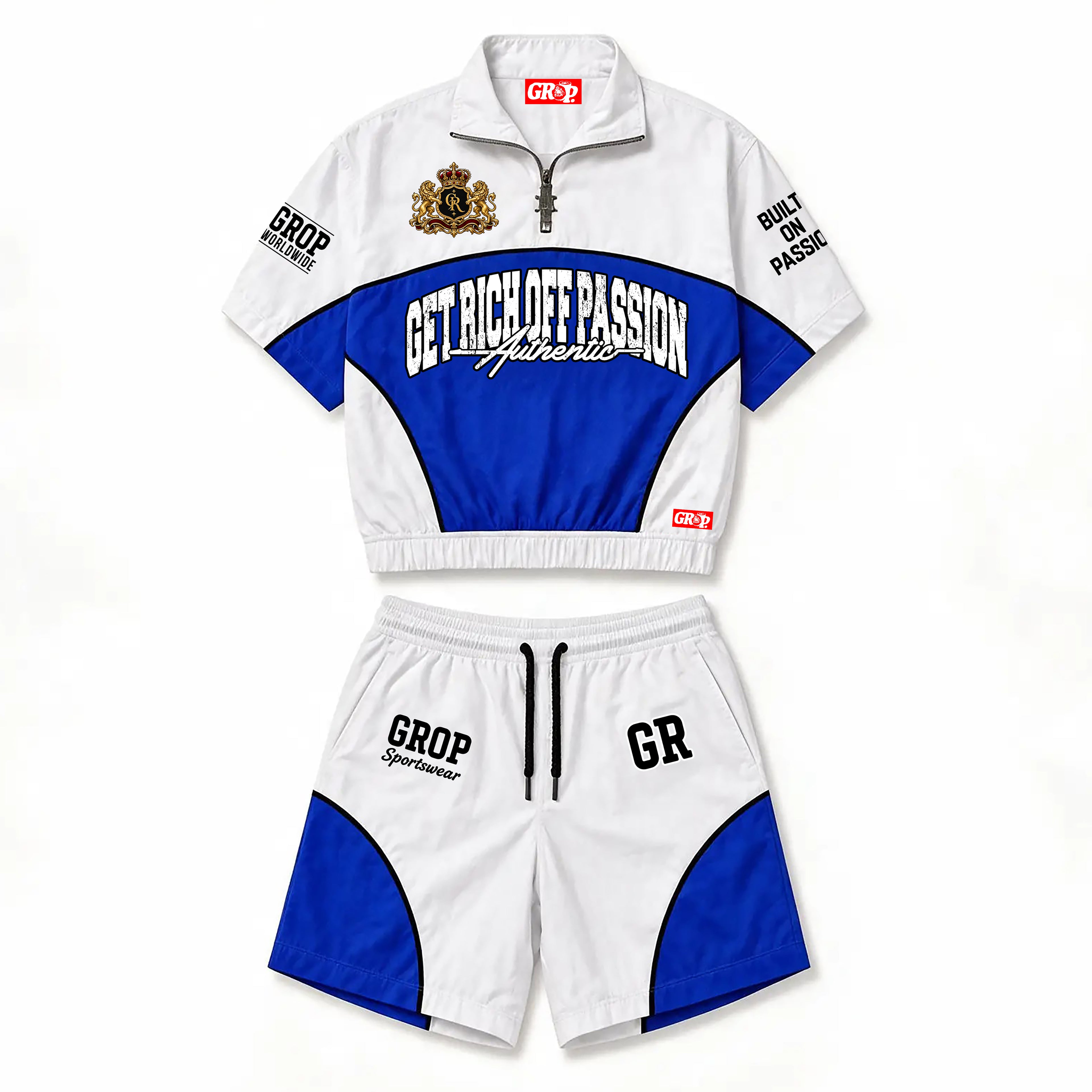 Club Sport Short Set - Royal Blue