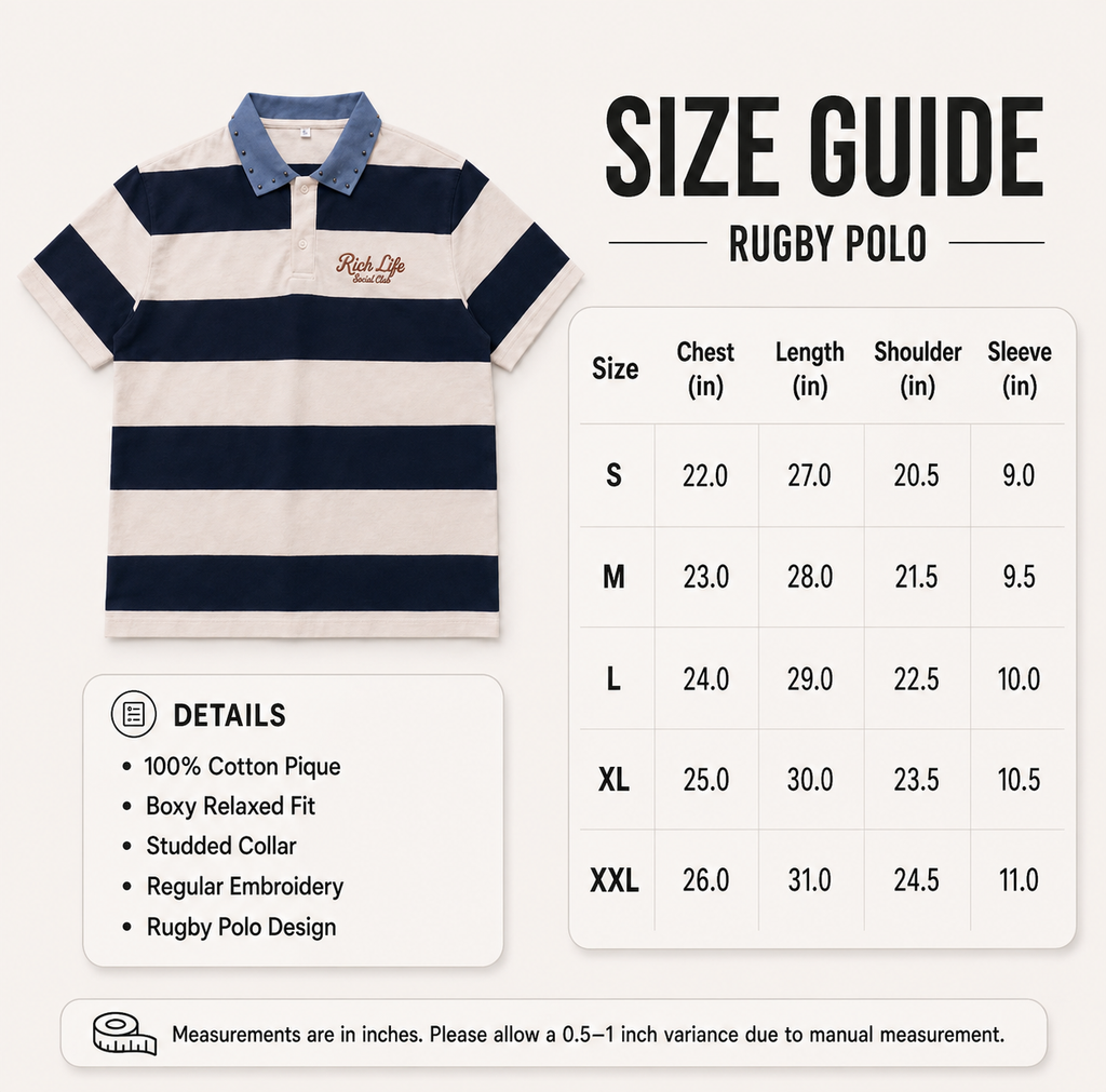 RLSC Striped Polo