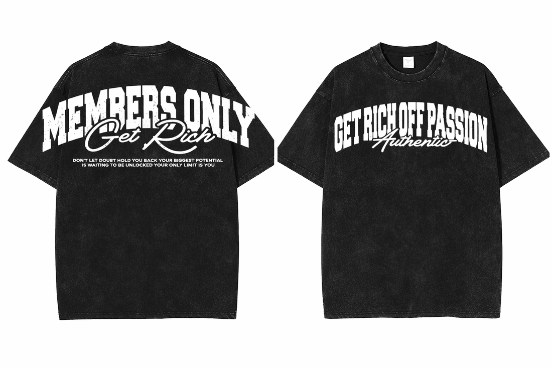 Members Only Oversized Washed T-Shirt