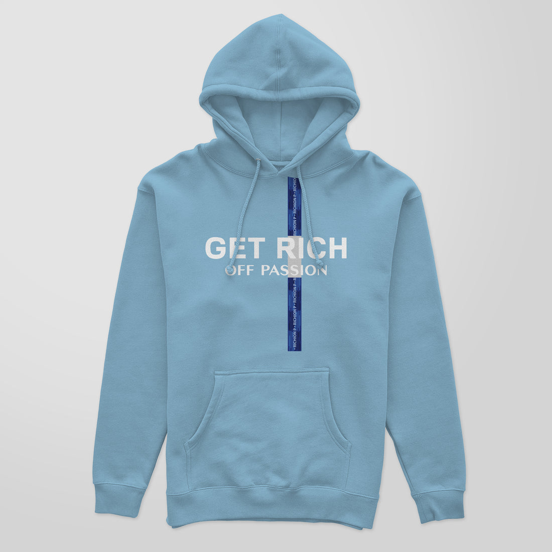 Signature Blue Strip Hoodie