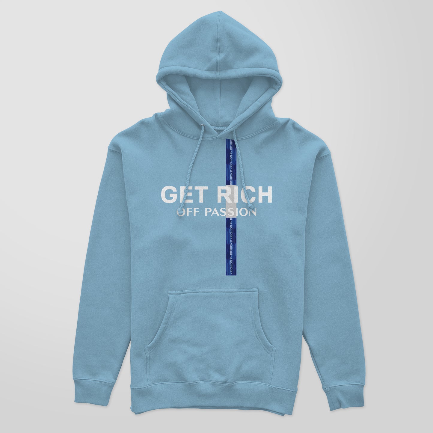 Signature Blue Strip Hoodie